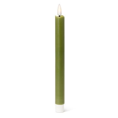 Luxlite Taper Candle S/2 Green LED