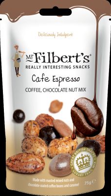 Mr. Filbert's Cafe Espresso Coffee & Chocolate Nut Mix