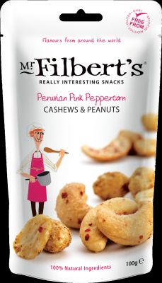 Mr. Filbert's Peruvian Pink Peppercorn Cashews & Peanuts