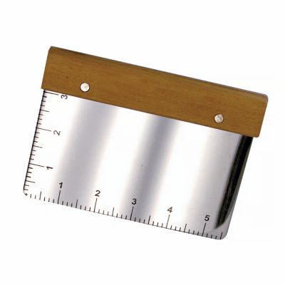 Fox Run Flat Cutter / Scraper with Wooden Handle