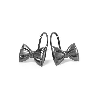 Imperial Bow Tie Shower Curtain Hooks S/12 Pewter