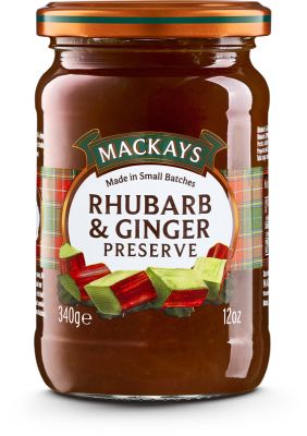 Mackays Rhubarb Ginger Preserve 250ml