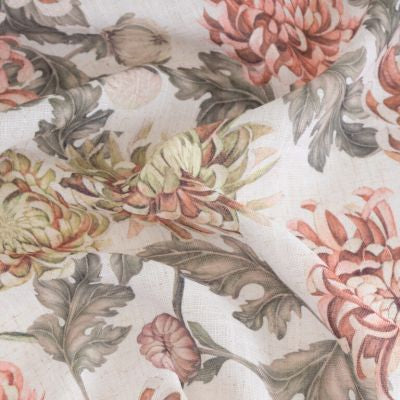 Moda Fall Peony Shower Curtain