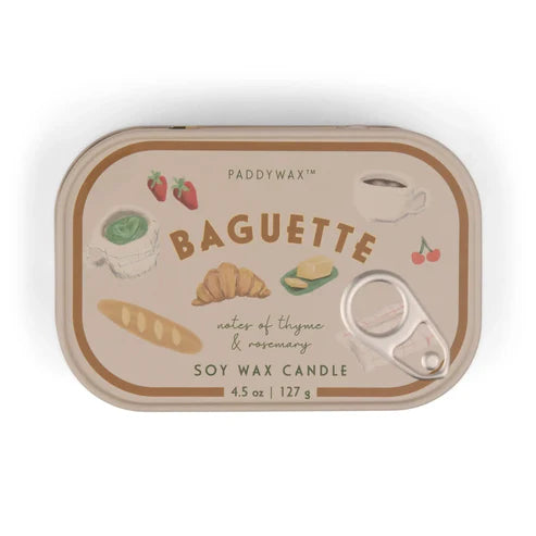 Paddywax Tin Candle - Baguette