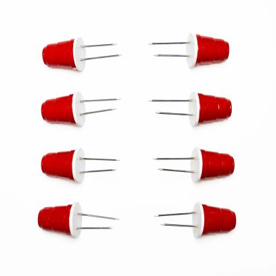 Outset Red Party Corn Holder Set 8 Pc