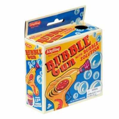 Schylling Retro Bubble Gun with Bubble Solution