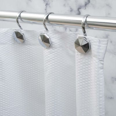 Moda Alta Shower Curtain Hooks S/12