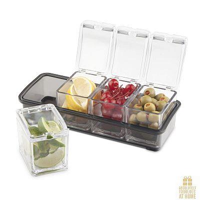 Garnish Tray 4 Section