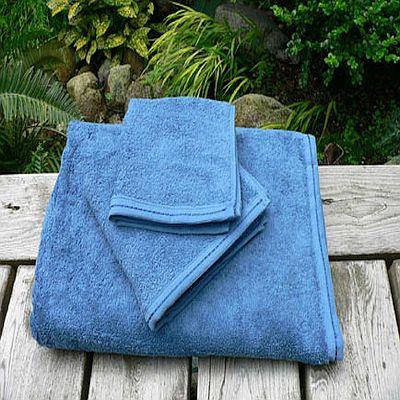 Zen Facecloth Ocean Blue Organic Cotton