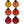 Danica Pinch Bowls Lady Bugs S/6
