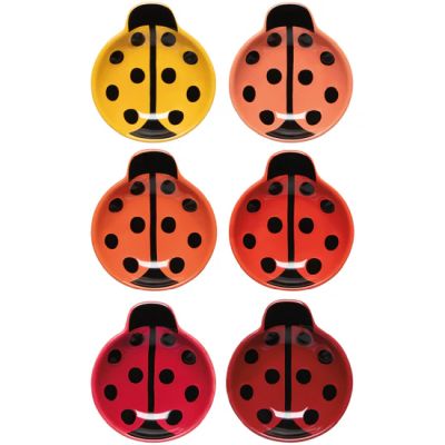 Danica Pinch Bowls Lady Bugs S/6