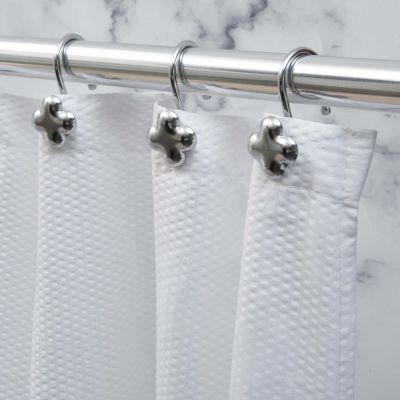 Moda Shower Curtain Hooks S/12 Traverse Chrome