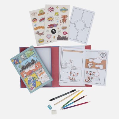 Tiger Tribe Art Kit Comic Book