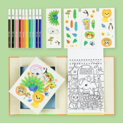 Tiger Tribe Colouring Set Zoo