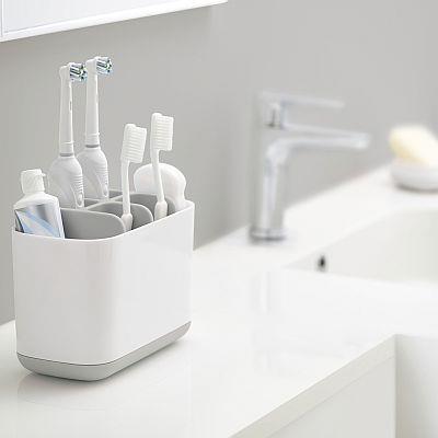 Joseph Joseph Toothbrush Caddy Grey Large EasyStore