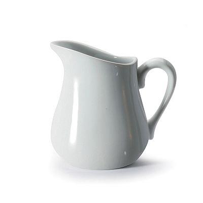 Cream Pitcher 8oz White Porcelain