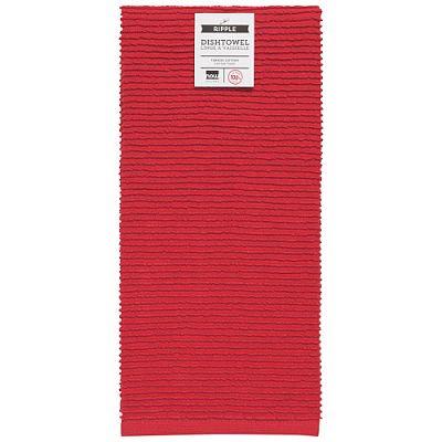 Now Teatowel Ripple Red