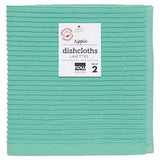Now Ripple Dishcloth Lucite Green S/2