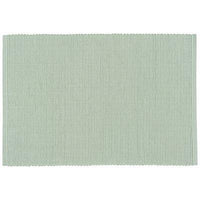 Placemat Cotton Ribbed Aloe