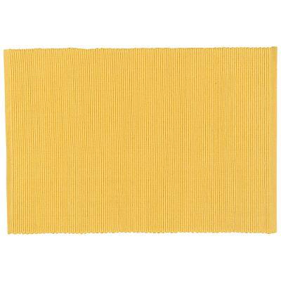 Placemat Cotton Ribbed Honey