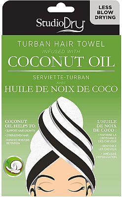 Studio Dry Hair Turban Coconut Oil Infused