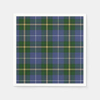 Paper Napkins Beverage Nova Scotia Tartan