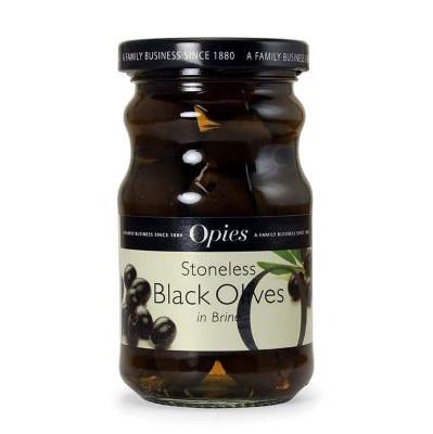 Opies Black Olives 227g Stoneless