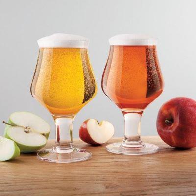 Cider Glasses Set 2 16oz