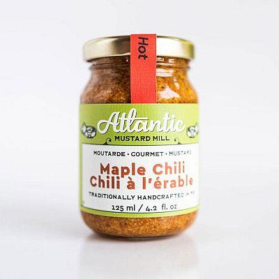 Atlantic Mustard Mill Maple Chili Mustard 125ml Hot