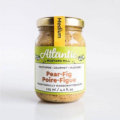 Atlantic Mustard Mill Pear Fig Mustard 125ml Medium