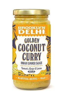 Brookly Delhi Golden Coconut Curry Mild Sauce 12oz