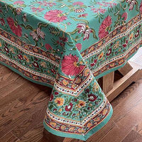 Tablecloth Avani Teal 90"x60"